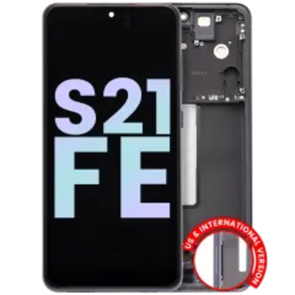 OLED Assembly With Frame For Samsung Galaxy S21 FE 5G (US & International Version) (Service Pack) (Graphite)