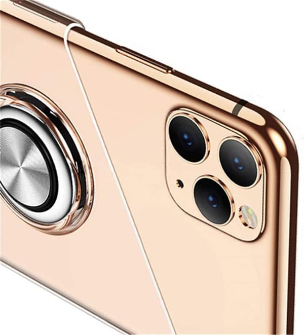 tunn fodral med ring för iphone 12 mini|blå