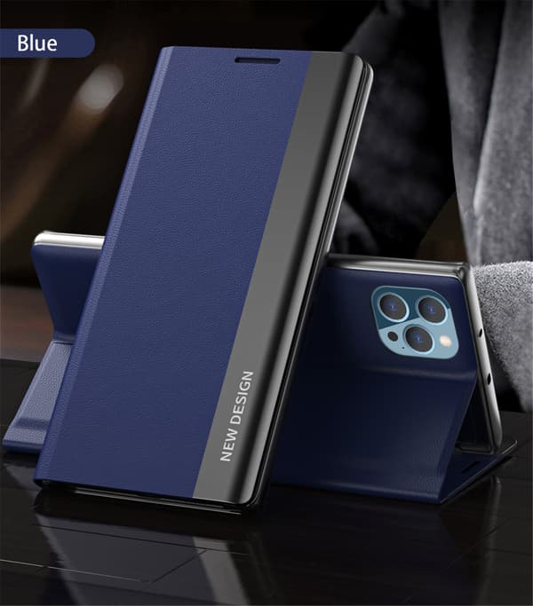 Magnetisk flipfodral för iphon 14 – Blå