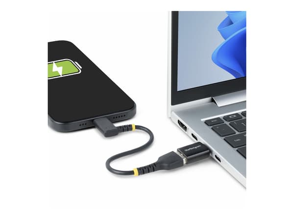 StarTech.com USB-C till USB-A Adapter, USB 5Gbps, Kompakt USB-C Hane till USB-A Hona Adapter, Slitstarkt Metallchassi, M/F USB-C adapter svart