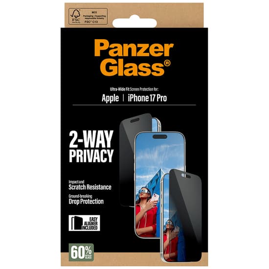 PanzerGlass® 2-vägs sekretess skärmskydd iPhone 17 Pro