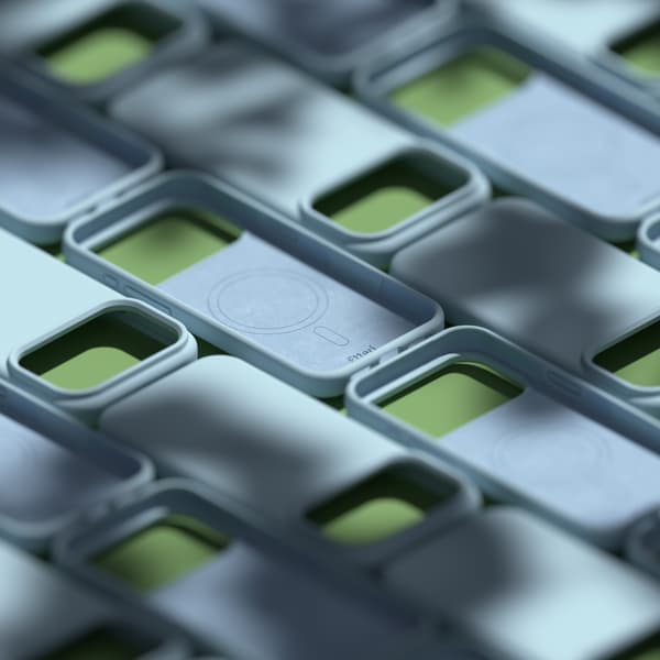 Etteri Silikon Mag-skal till iPhone 17 Pro Max ljusblå