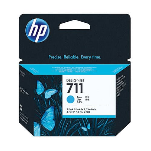 HP 711 Cyan bläck CZ134A