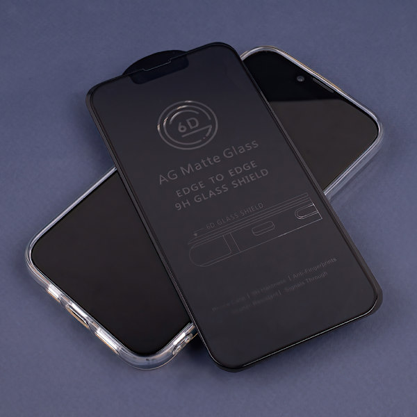 Härdat glas 6D matt för iPhone 17 Pro Max