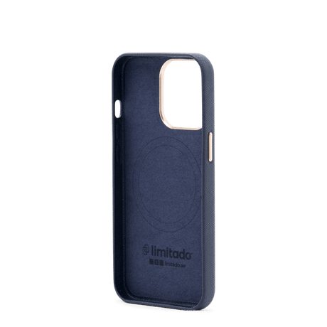 Limitado Midnattsblå Saffiano skal – iPhone 13 Pro max