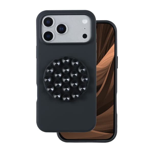 Silikonfodral för iPhone 17 Pro 6,3\" svart