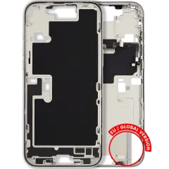 Mellanramshölje med smådelar för iPhone 16 Pro Max (EU / Global version) (Begagnad OEM-del: Klass C) (Vit Titan) vit