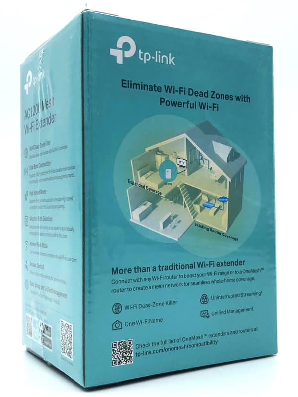 TP-Link AC1200 Wi-Fi Range Extender RE305 WiFi-räkkeviddeforlänger Ekstern