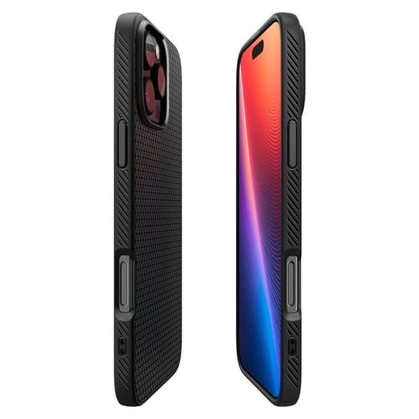 Spigen Liquid Air fodral för iPhone 16 Pro Max matt svart