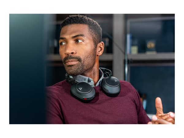 HP Poly Voyager Surround 80 UC trådlös hörlurar svart