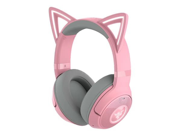 Razer Kraken Kitty V2 BT trådlös hörlurar Grå Pink