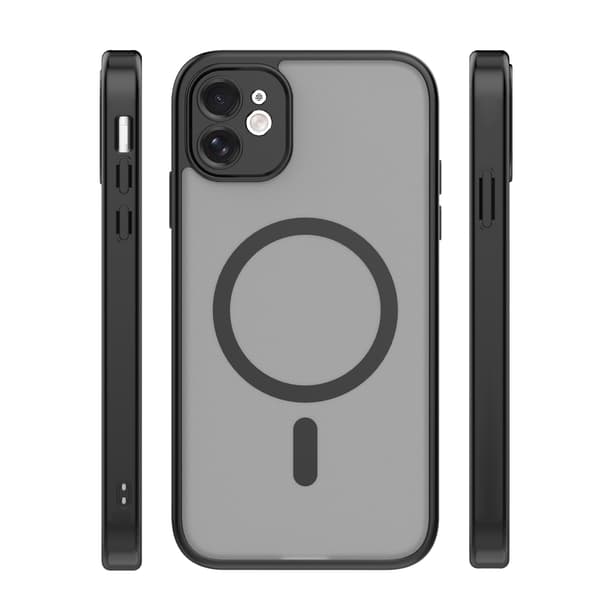Mag Matt skal för iPhone 11 svart kameraskydd svart