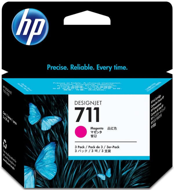 HP 711 Magenta bläck CZ131A
