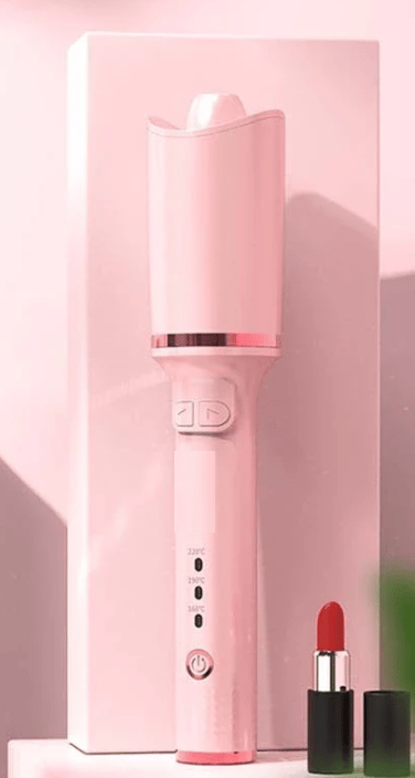 Automatisk hårlockare rosa rosa