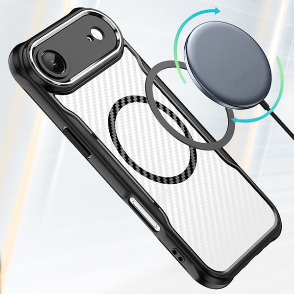 Defender Carbon Mag fodral för iPhone 17 Air svart