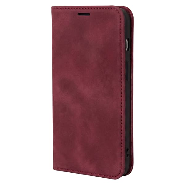 Smart Suede fodral för Xiaomi Redmi Note 15 Pro Plus 5G maroon
