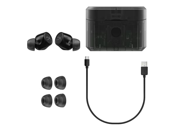 HyperX Cirro Buds Pro trådlös TWS earbuds svart svart