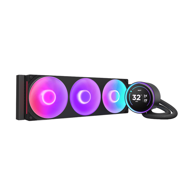 NZXT Kraken Elite 360 RGB kölesystem 1-pack vit 120 mm