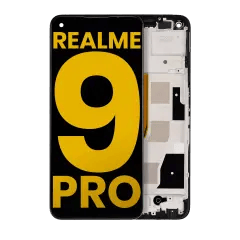 LCD-enhet med ram för Realme 9 Pro (renoverad) (alla färger)