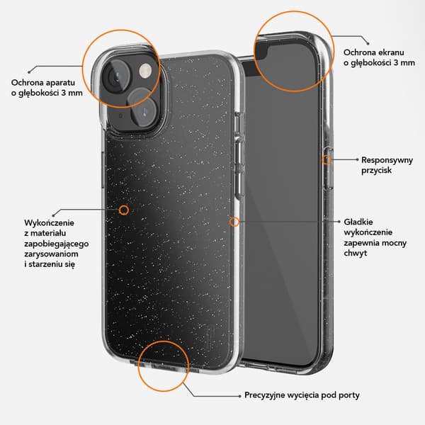 Ugly Rubber Vogue Case for iPhone 13 Pro 6.1\" Black