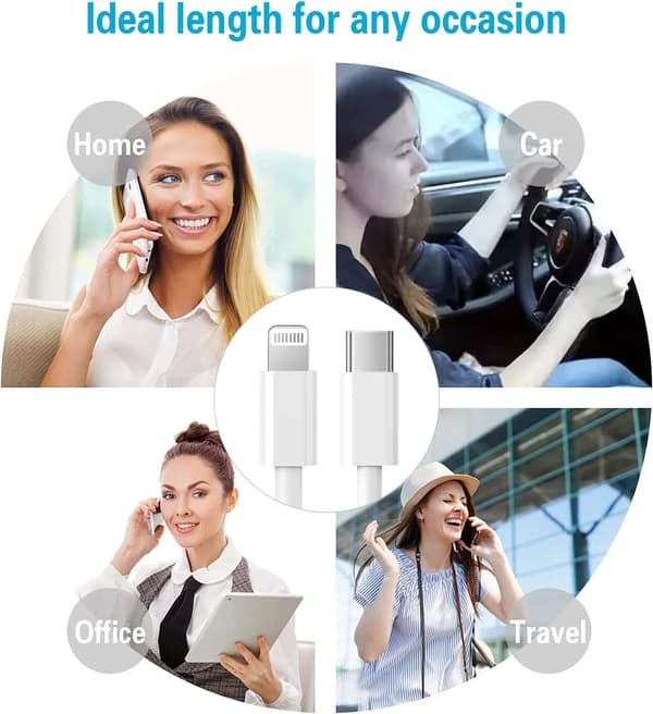 2-pack 1 m iPhonekabel usbc-ligthing