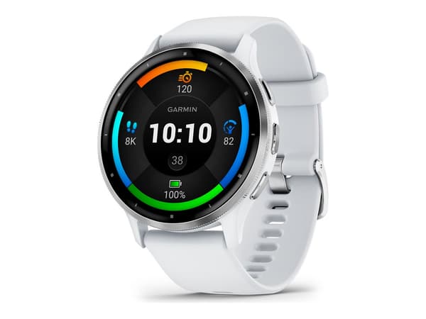 Garmin Venu 3 45 mm Silver vit SmartWatch vit