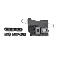 Högtalare / Mikrofonnät för iPhone 11 Pro Max (Space Gray) (10-pack) svart