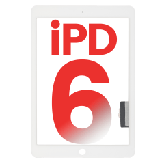 Digitizer för iPad 6 (2018) (Eftermarknad Plus) (Vit) vit