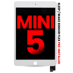 LCD-enhet med digitizer för iPad Mini 5 (Eftermarknad Plus) (Vit)