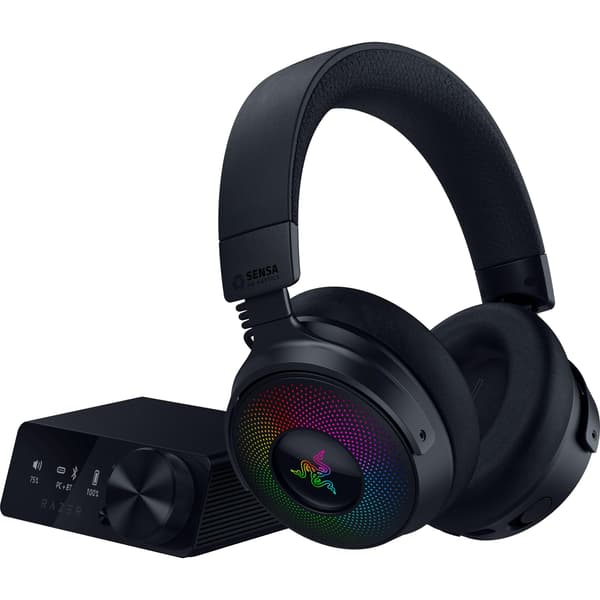 Razer Kraken V4 trådlös Kablet hörlurar svart