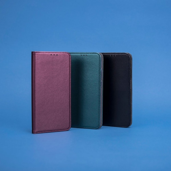 Smart Case Book för iphone 15 plus blå blå