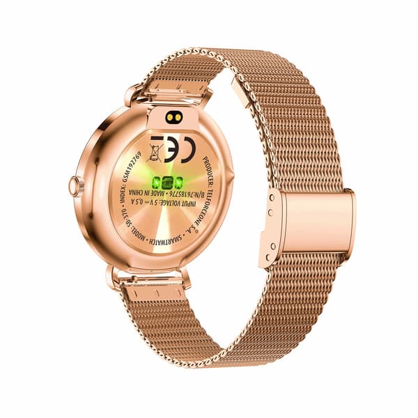 Forever Smartwatch Lucca SB-370 roséguld - Spotted Band gul