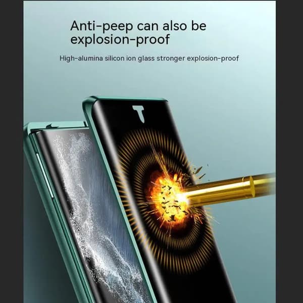sekretess doubelfodral för Iphone 13 pro blå blå
