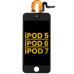 LCD-enhet för iPod Touch 5 / iPod Touch 6 / iPod Touch 7 (Premium) (Svart) svart
