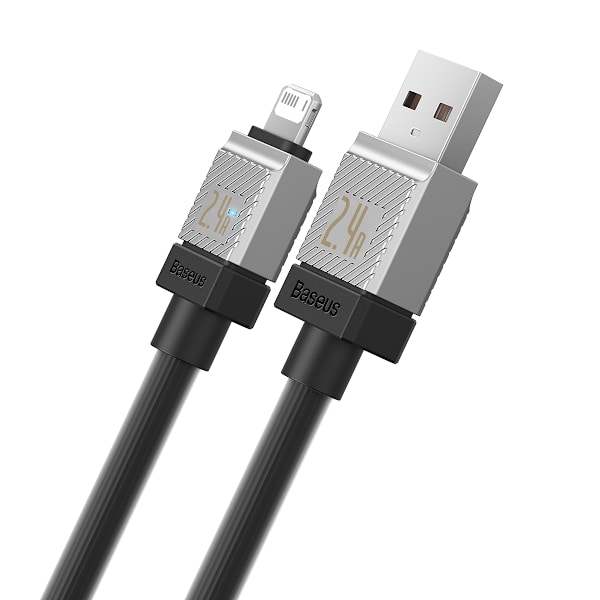 Baseus kabel CoolPlay USB - Lightning 2m 2,4A svart