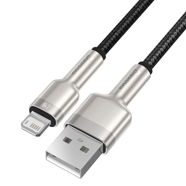 Baseus kabel Cafule Metal USB - Lightning 1,0 m 2,4A svart svart