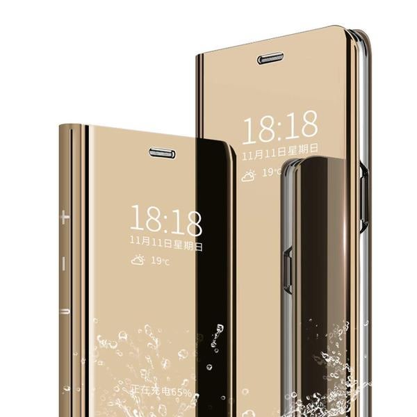 Flipcase för Samsung A14 |guld guld