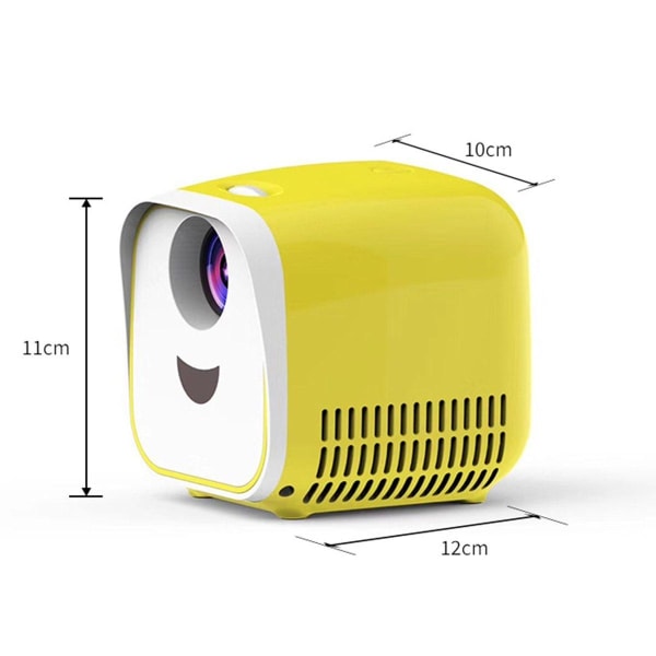 Mini LED projektor 1000 Lumen "Yellow"
"Gul"