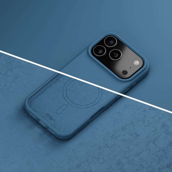 Etteri Silikon Mag-skal till iPhone 17 Pro Max mörkblå