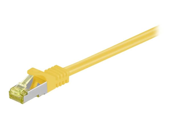 goobay CAT 7 SFTP, PiMF 50cm Patchkabel Yellow gul