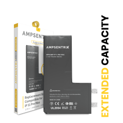 Ersättningsbatteri för iPhone 11 Pro Max (punktsvetsning krävs) (AmpSentrix Core Extended) röd