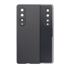 Baksidesglas med kameralins för Samsung Galaxy Z Fold 3 5G (Eftermarknad Plus) (Phantom Black)