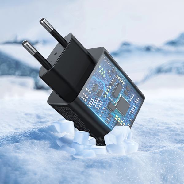 Devia väggladdare Rocket PD 45W 1x USB-C svart