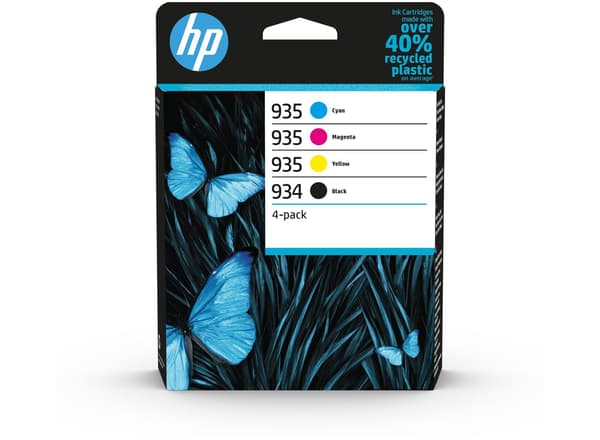 HP 934/935 svart Gul Cyan Magenta