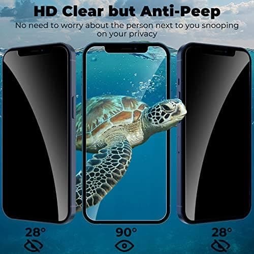 2-pack sekretessskärmskydd för iPhone 12/12 Pro