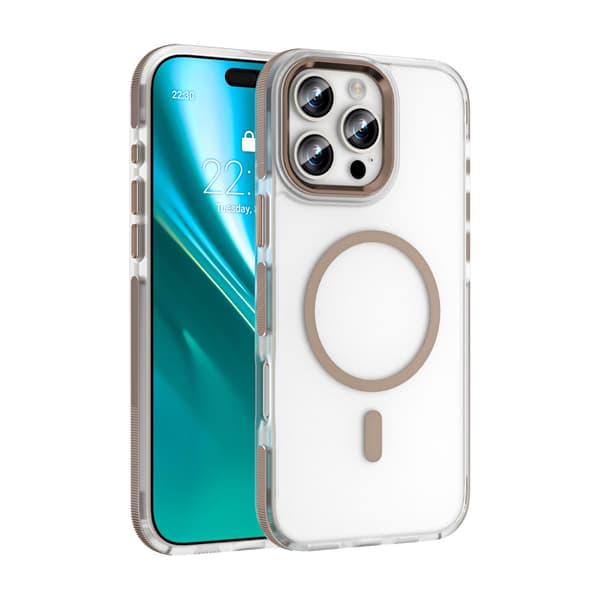 Etteri Icy Mag skal för iPhone 16 Pro guld gul