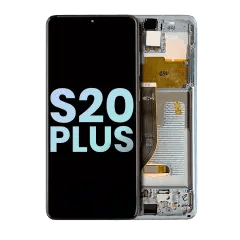 OLED Assembly With Frame For Samsung Galaxy S20 Plus 5G (Service Pack) (Cloud White)