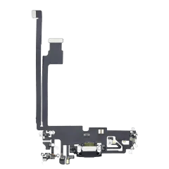 Laddningsport Flexkabel för iPhone 12 Pro Max (Premium) (Grafit) svart
