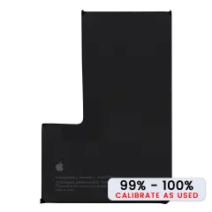 Ersättningsbatteri för iPhone 15 Pro Max (Använd OEM-dragning: Klass A / SOH 99% till 100%)