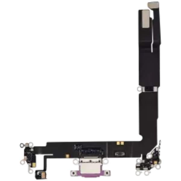 Laddningsport Flexkabel för iPhone 16 Plus (Premium) (Rosa)